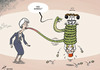 Cartoon: Lagarde bites Greece (small) by rodrigo tagged imf,christine,lagarde,greece,crisis,recession,financial,help