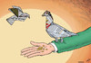 Cartoon: Media manipulation (small) by rodrigo tagged press,media,newspaper,democracy,freedom,journalism