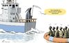 Cartoon: Mediterrorean (small) by rodrigo tagged mediterranean,immigration,poverty,inequality,africa,europe,eu,economy,society,death,grim,reaper
