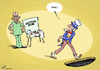 Cartoon: Obamacare (small) by rodrigo tagged barack,obama,us,usa,president,white,house,healthcare,obamacare,health,insurance