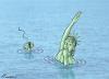 Cartoon: Sea level rising (small) by rodrigo tagged sea level ocean new york usa us united states environment global warming ecology earth planet
