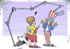 Cartoon: Secret America (small) by rodrigo tagged brazil america usa us united states spy security terrorism privacy dilma rousseff obama