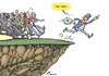 Cartoon: Stock Market Optimism (small) by rodrigo tagged stock market financial optimism share shareholder big business