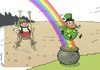 Cartoon: The clean exit (small) by rodrigo tagged portugal,ireland,europe,european,union,eu,bailout,economy