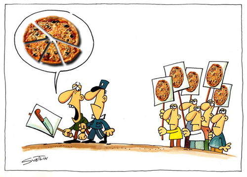 Cartoon: pizza (medium) by Svetlin Stefanov tagged pizzapitch