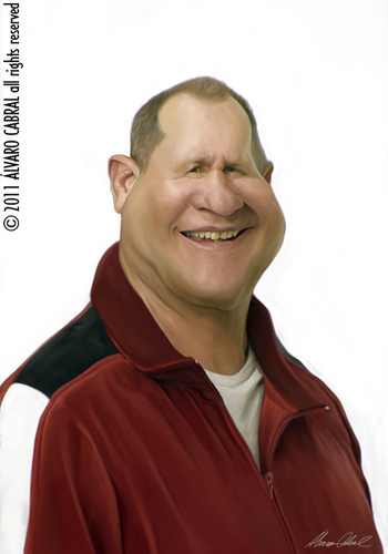 Cartoon: Ed Oneill (medium) by alvarocabral tagged caricature