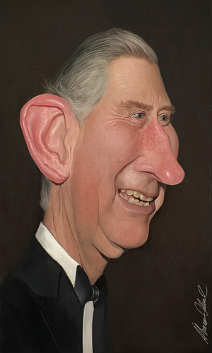 Cartoon: Prince Charles (medium) by alvarocabral tagged caricature