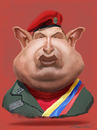 Cartoon: hugo chavez (small) by alvarocabral tagged caricature caricatura