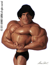 Cartoon: Lou  Ferrigno (small) by alvarocabral tagged caricature