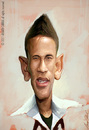 Cartoon: Neymar (small) by alvarocabral tagged caricature