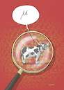 Cartoon: Winzige Kuh (small) by Rainer Demattio tagged my,mü,muh,millionstel,millimeter,längeneinheit,größeneinheit,einheit,kuh,muhen,lupe,klein,winzig,math2022,mathematik,unmöglich,logik,mathe,schule,studium,mechanik,universität,tiere