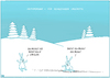 Cartoon: Schneehasen 2 (small) by Yavou tagged schneehasen hasen schnee bunnies rabbits snow zählzwang arithmomanie cartoon