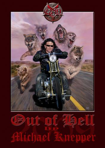 Cartoon: Out of Hell Kalender für 2009 (medium) by Michael Knepper tagged fantastischer,realismus,paintings,famous,people