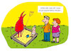 Cartoon: Der unsichtbare Freund (small) by ichglaubeshackt tagged freund,unsichtbar,sandkasten,kinder,satan,teufel,finn,eltern