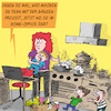 Cartoon: Home-Office (small) by ichglaubeshackt tagged homeoffice,büro,arbeit,job,freizeit,corona,covid19,eltern,familie,worklifebalance