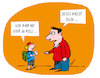 Cartoon: Relinote (small) by ichglaubeshackt tagged schule,lehrer,eltern,religion,religionsunterricht,zeugnis,note,schüler,jesus
