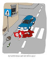 Cartoon: Rotkäppchen (small) by ichglaubeshackt tagged rotkäppchen,märchen,golf,auto,autounfall
