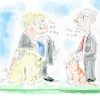 Cartoon: The election to be a close call (small) by SteveWeatherill tagged boris,johnson,brexit,corbyn
