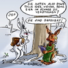 Cartoon: Rohe Eier im Schnee (small) by KritzelJo tagged ostern,schnee,rohe,eier