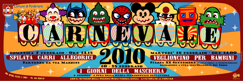 Cartoon: CARNEVALE A PORDENONE (medium) by zellaby tagged zellaby,carnevale,mask,parade,pordenone