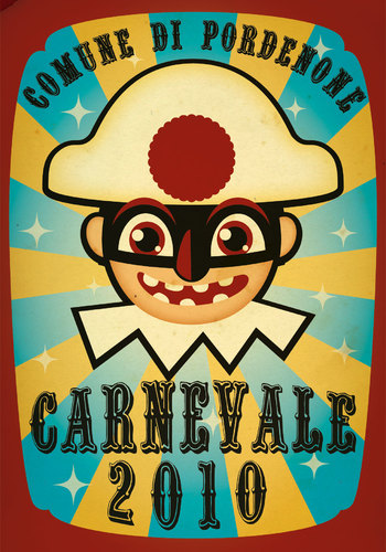 Cartoon: REFUSED CARNEVALE POSTCARD (medium) by zellaby tagged carnevale,zellaby,pordenone