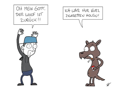 Wolf zurück Wolf zurück