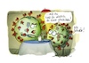 Cartoon: Hände waschen (small) by GYMMICK tagged virus,viren,corona,convid,19,essen,mittagessen,familie,tisch