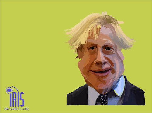 Cartoon: BORIS JOHNSON BRITISH PRIME MINI (medium) by Gamika tagged boris,johnson,british,prime,minister