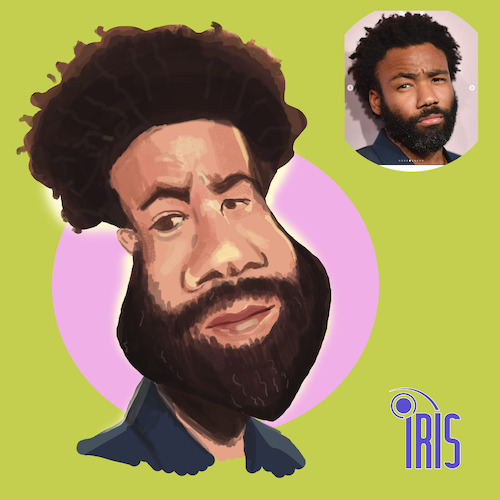 Cartoon: caricature of Donald Glover (medium) by Gamika tagged caricature,of,donald,glover