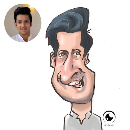 Cartoon: CARICATURE OF MADHAVA WIJESINGH (medium) by Gamika tagged caricature,of,madhava,wijesinghe