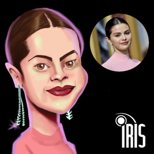 Cartoon: caricature of selena gomez (medium) by Gamika tagged caricature,cartoon,art