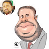 Cartoon: caricature of Rohitha Abeygunawa (small) by Gamika tagged caricature,of,rohitha,abeygunawardena