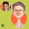 Cartoon: caricature of Zendaya (small) by Gamika tagged caricature,of,zendaya