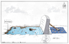 Cartoon: death in the mediterranean (small) by Mikail Ciftci tagged war,refugee,mikail,death,mediterranean