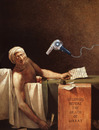 Cartoon: Seconds before Death of Marat (small) by Kringe tagged marat,david,death,murder