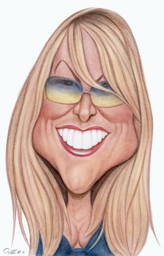 Cartoon: Anastacia (medium) by Gero tagged caricature