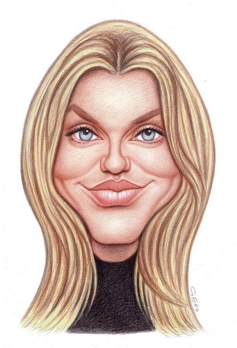 Cartoon: Cameron Diaz (medium) by Gero tagged caricature