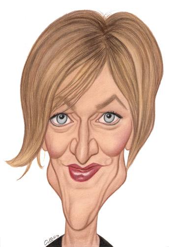 Cartoon: Edie Falco (medium) by Gero tagged caricature