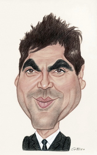 Cartoon: Javier Bardem (medium) by Gero tagged caricature