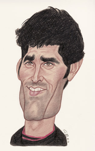 Cartoon: Mark Webber (medium) by Gero tagged caricature