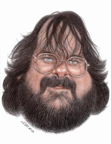 Cartoon: Peter Jackson (medium) by Gero tagged caricature