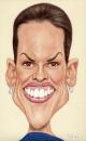 Cartoon: Hillary Swank (small) by Gero tagged caricature