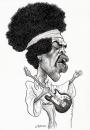 Cartoon: Jimi Hendrix (small) by Gero tagged caricature