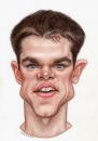 Cartoon: Matt Damon (small) by Gero tagged caricature