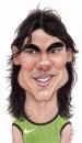 Cartoon: Rafael Nadal (small) by Gero tagged caricature