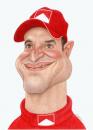 Cartoon: Rubens Barrichello (small) by Gero tagged caricature