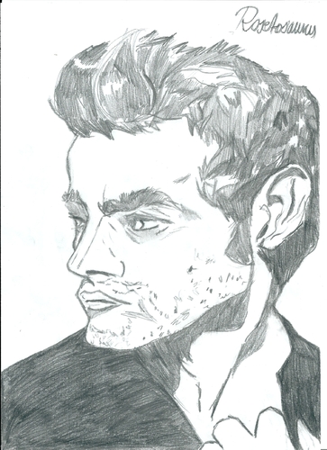 Cartoon: James Dean (medium) by Rosetosaurus tagged hollywood,james,dean,actor