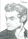 Cartoon: James Dean (small) by Rosetosaurus tagged hollywood,james,dean,actor