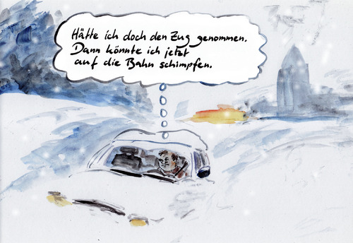 Eingeschneit By Bernd Zeller Education & Tech Cartoon