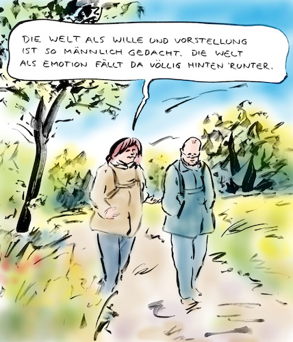 Philosophy-Gap By Bernd Zeller | Philosophy Cartoon | TOONPOOL